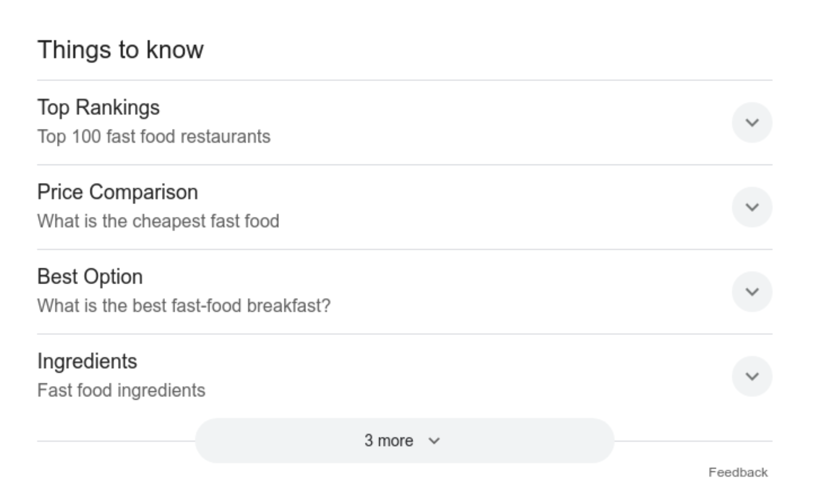 Things to Know screenshot - main view